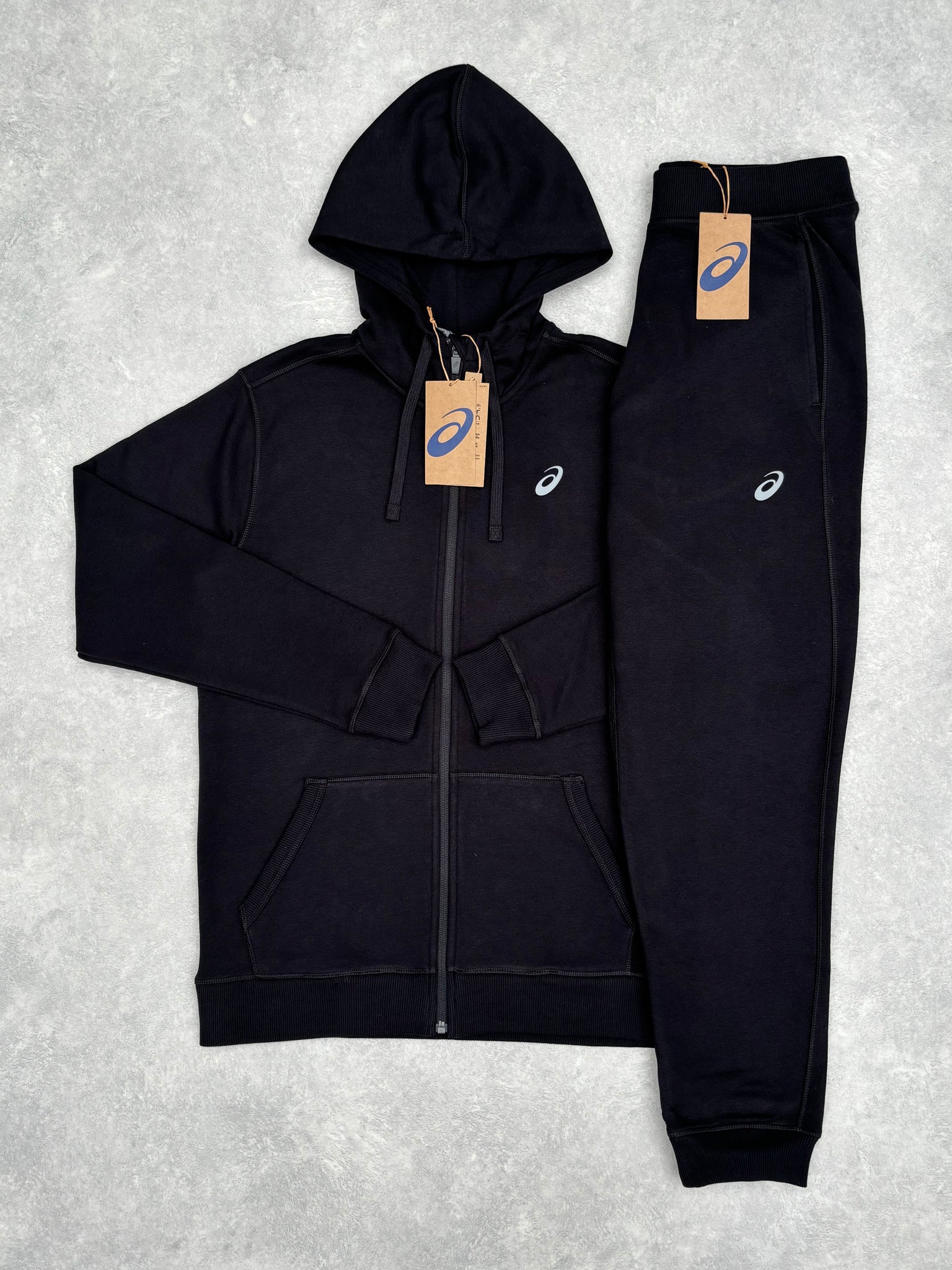 Asics Fleece Trainingspak Zwart