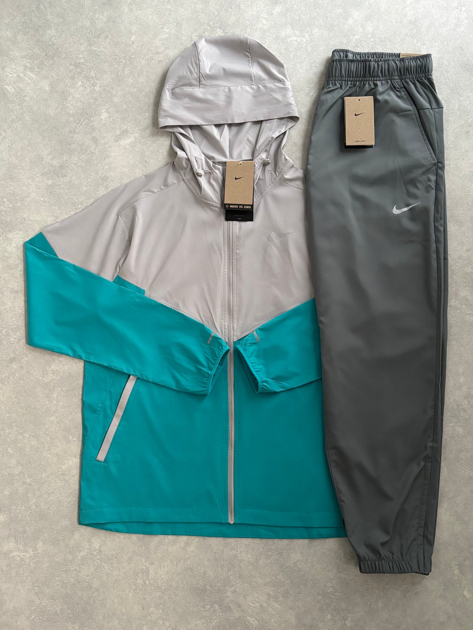 Nike Trainingspak Lichtblauw/Grijs