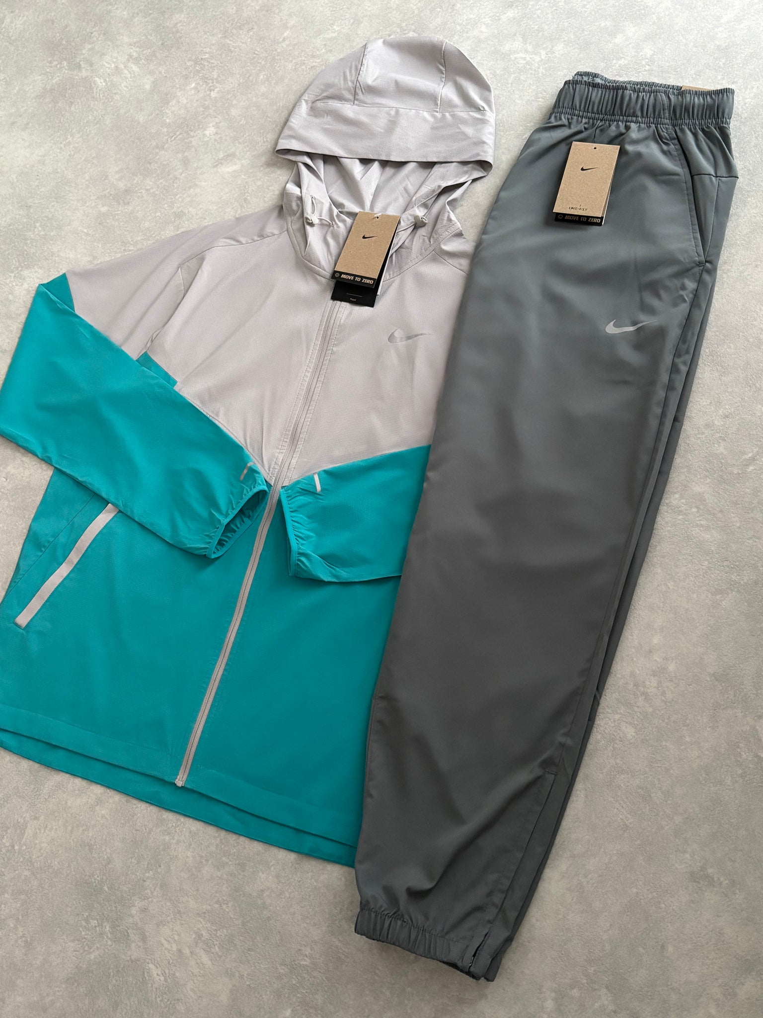 Nike Trainingspak Lichtblauw/Grijs