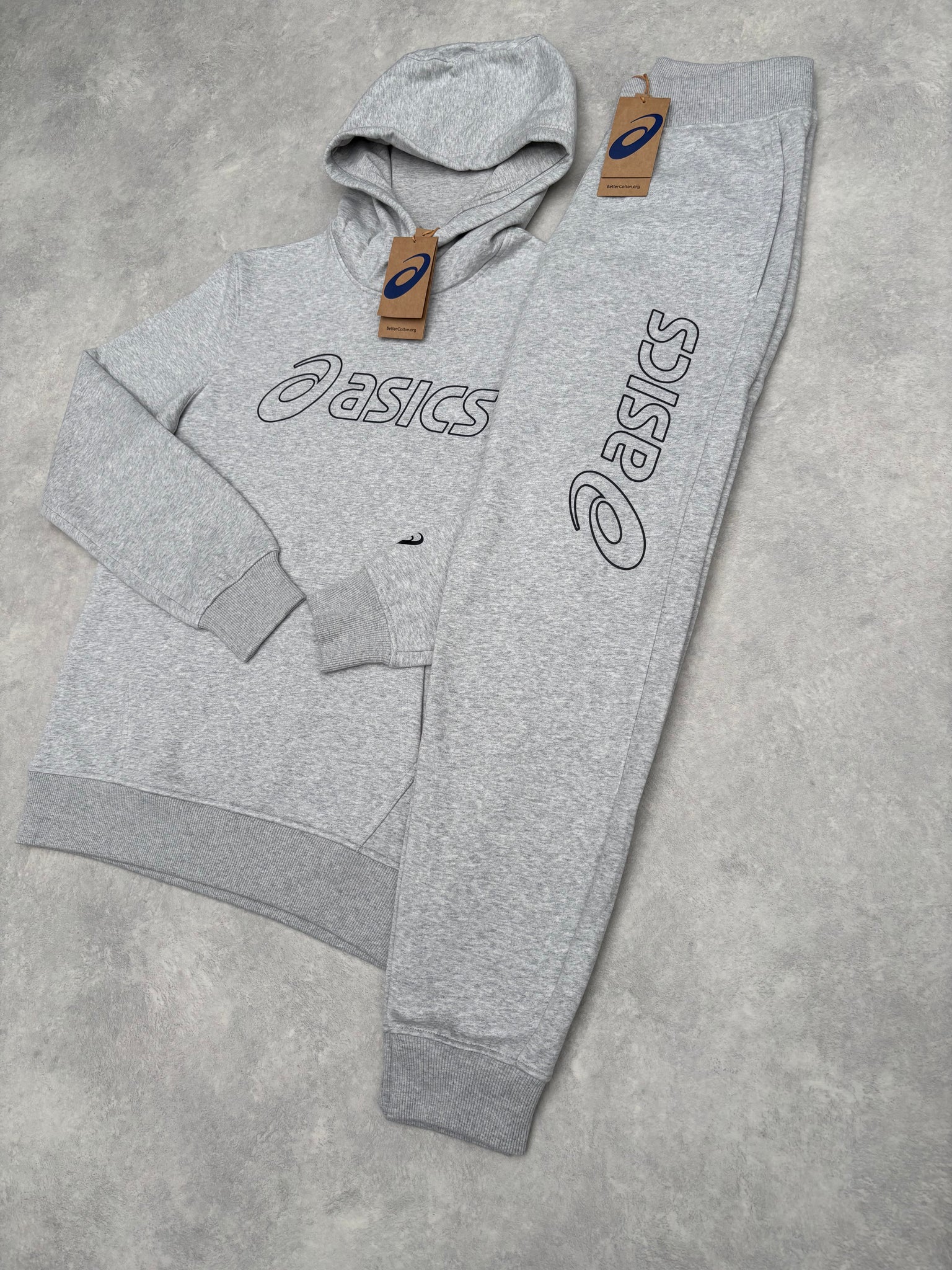 Asics Fleece Trainingspak Grijs (Hoodie)