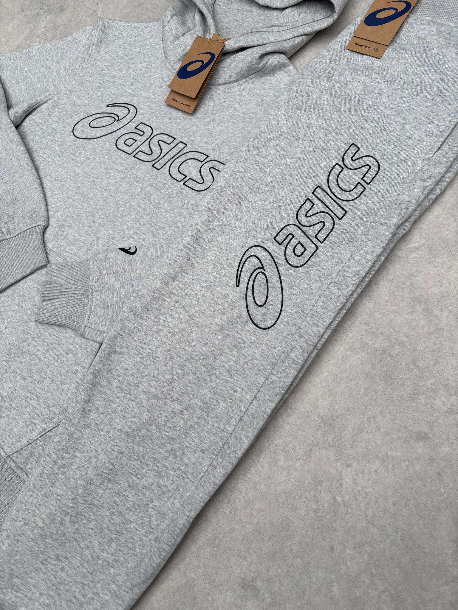 Asics Fleece Trainingspak Grijs (Hoodie)