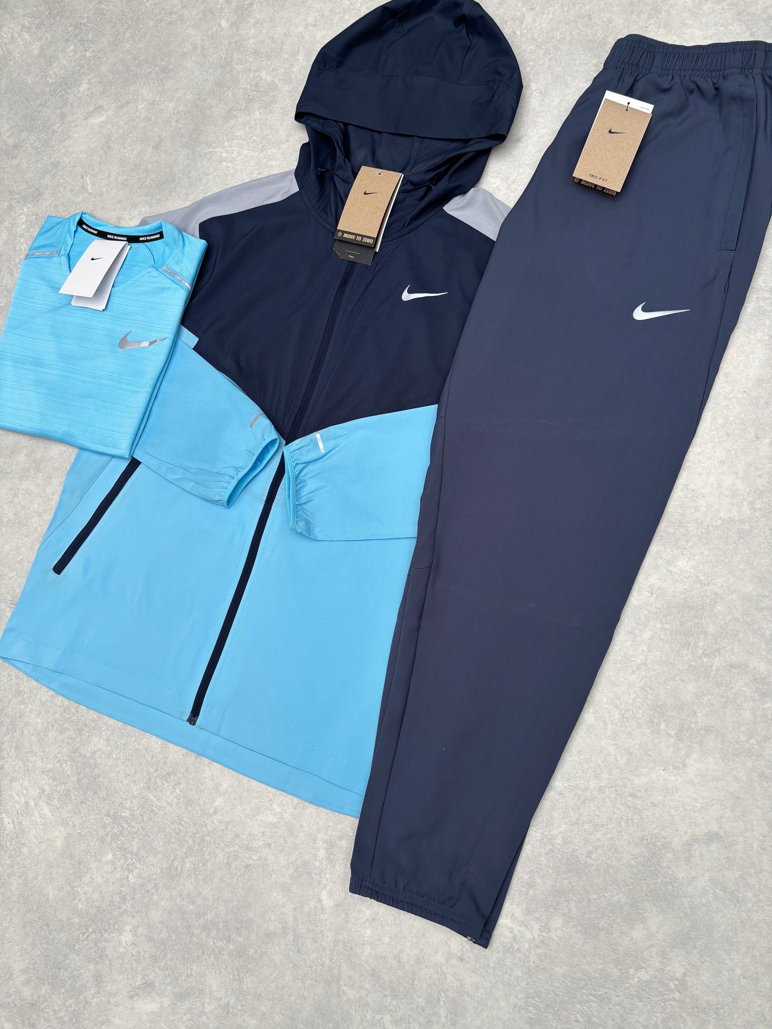 3-delige Nike Trainingspak Blauw
