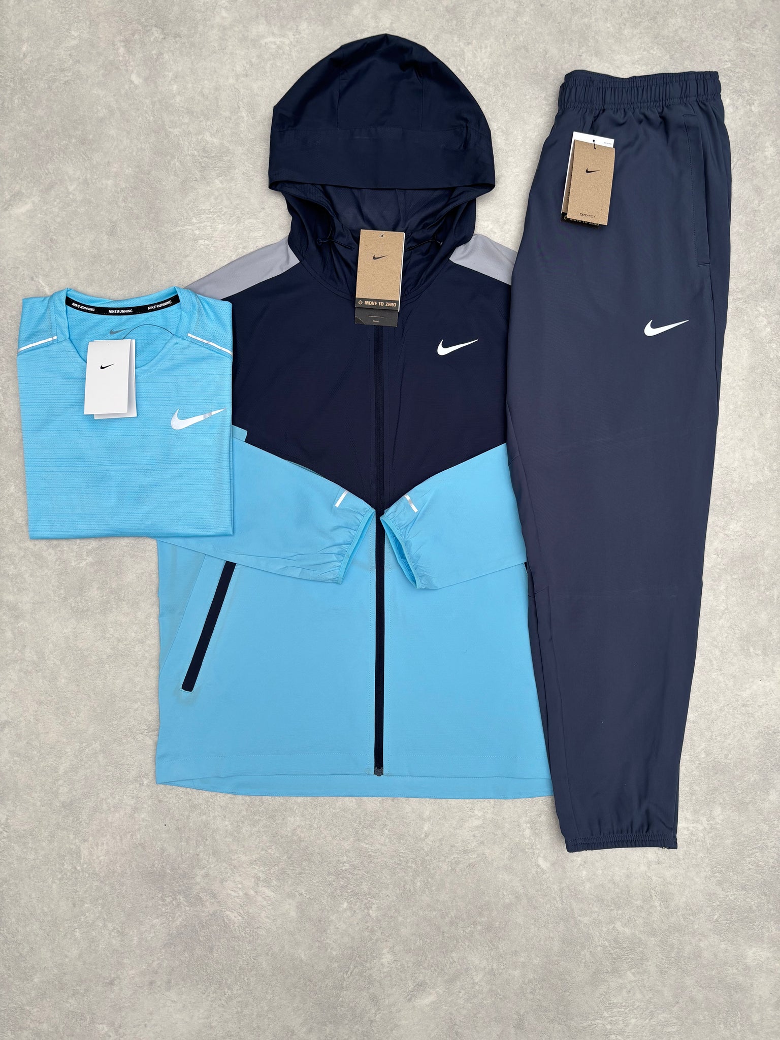 3-delige Nike Trainingspak Blauw