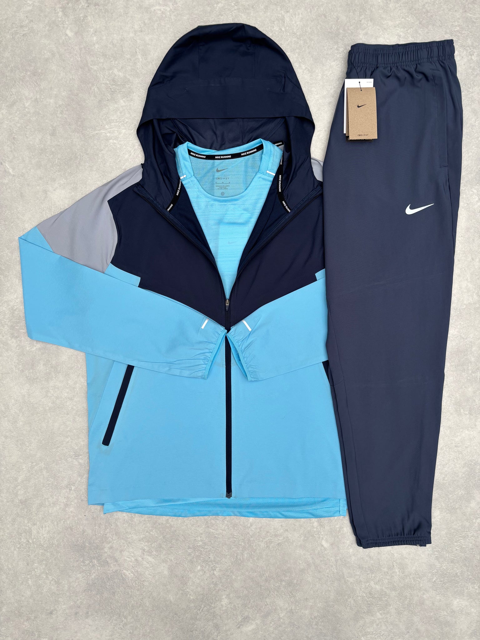 3-delige Nike Trainingspak Blauw