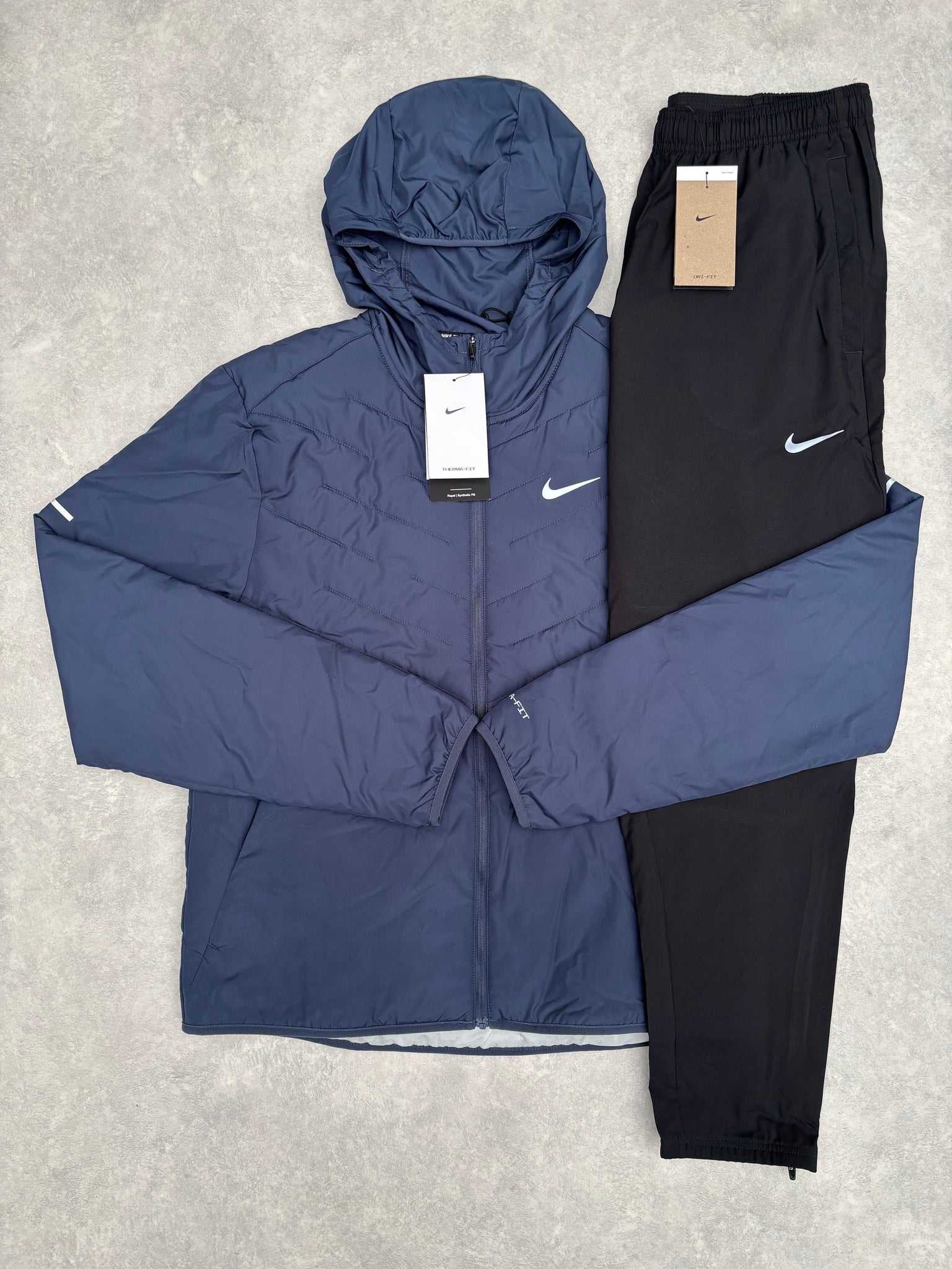 Nike Therma-Fit Trainingspak Blauw