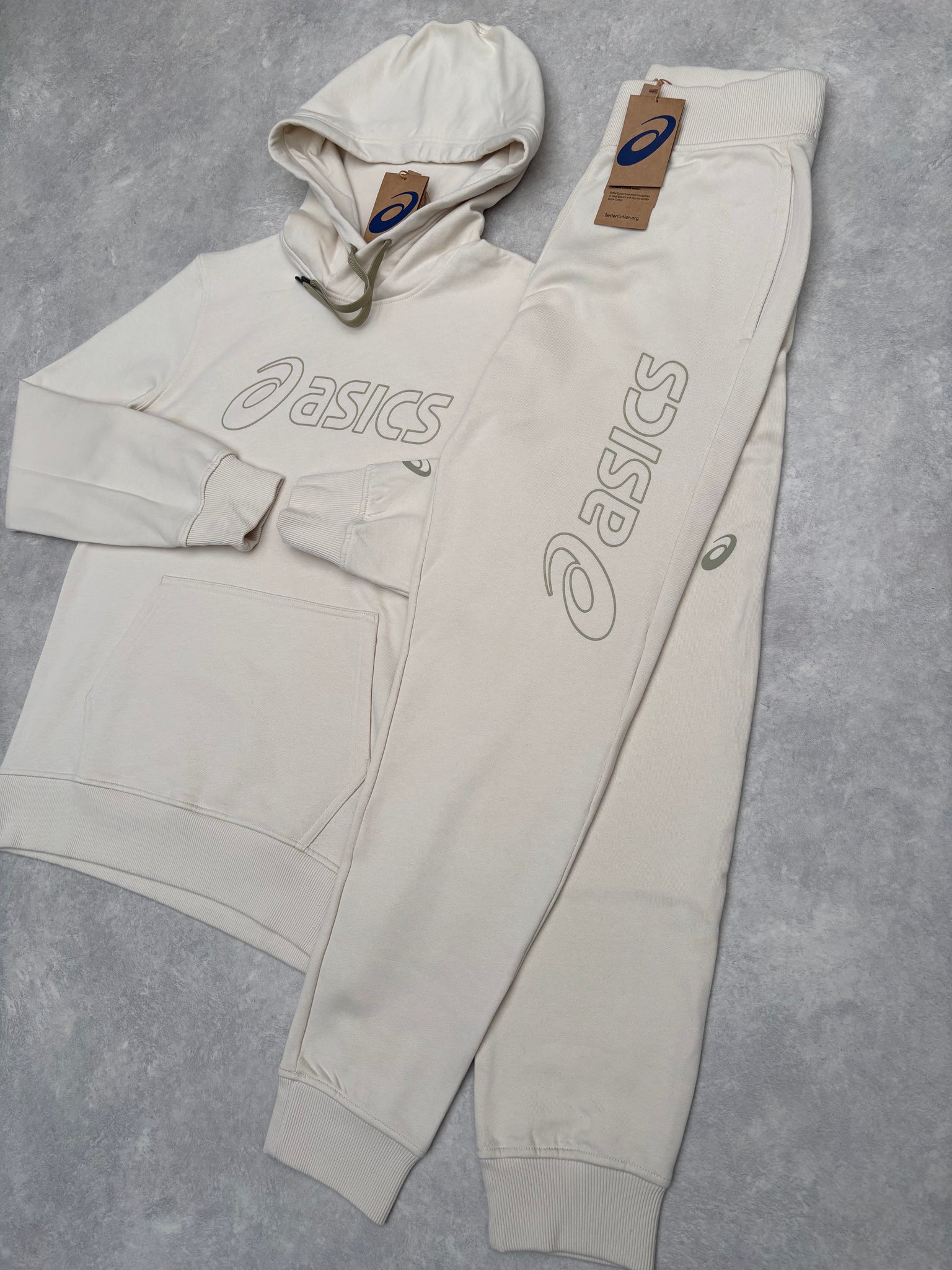Asics Fleece Trainingspak Crème (Hoodie)