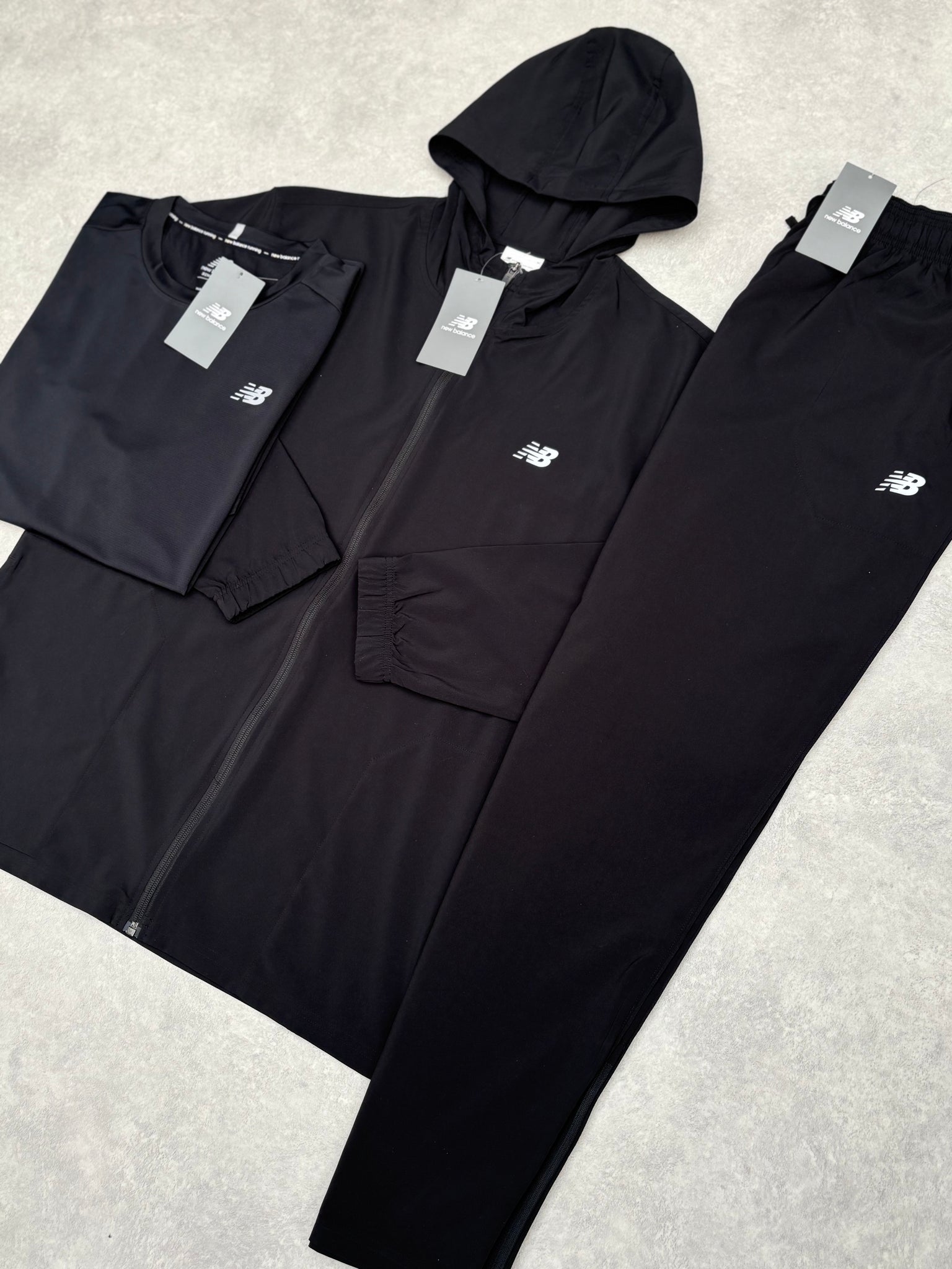 3-delige New Balance Trainingspak Zwart