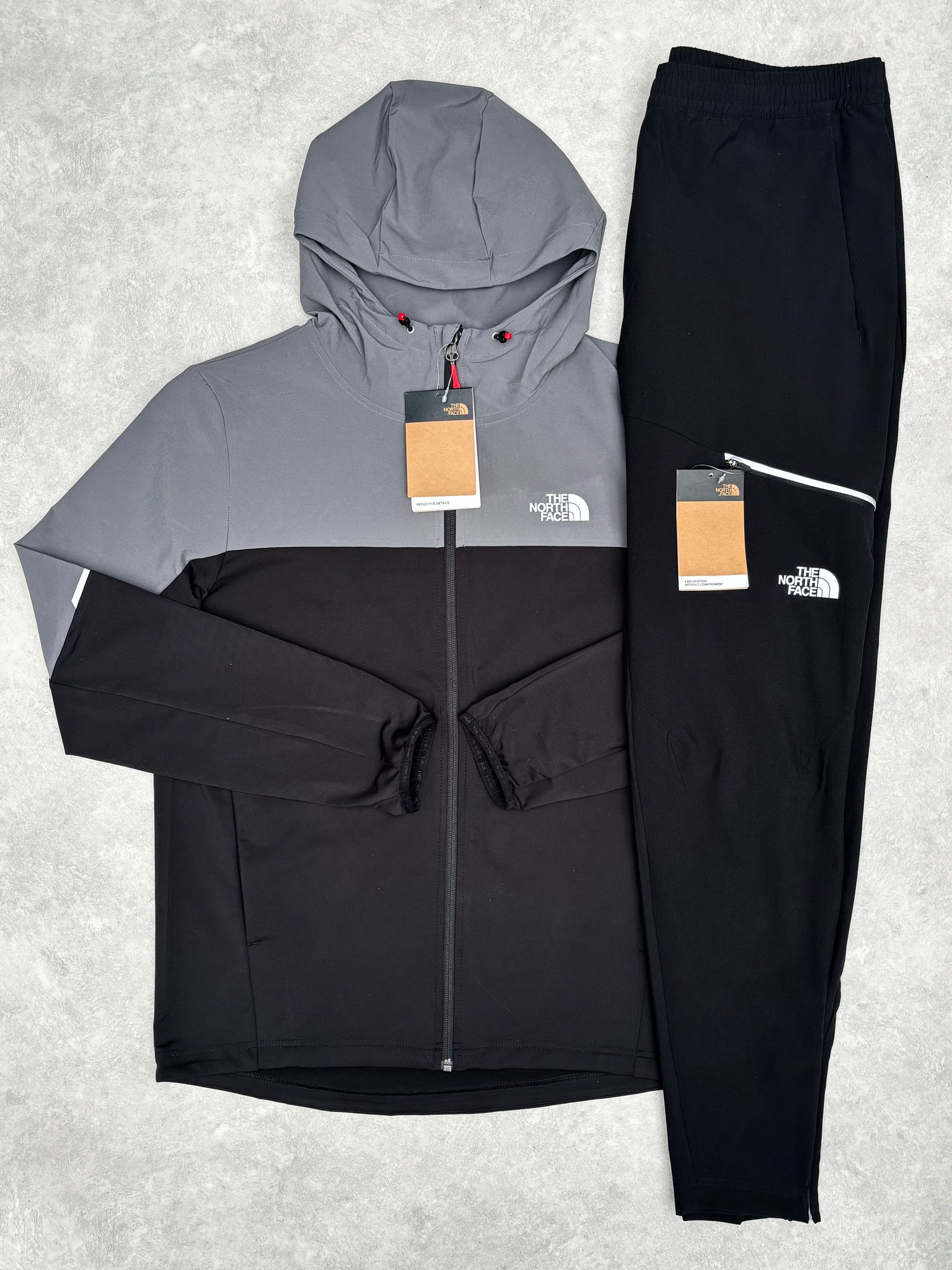 The North Face Trainingspak Zwart/Grijs