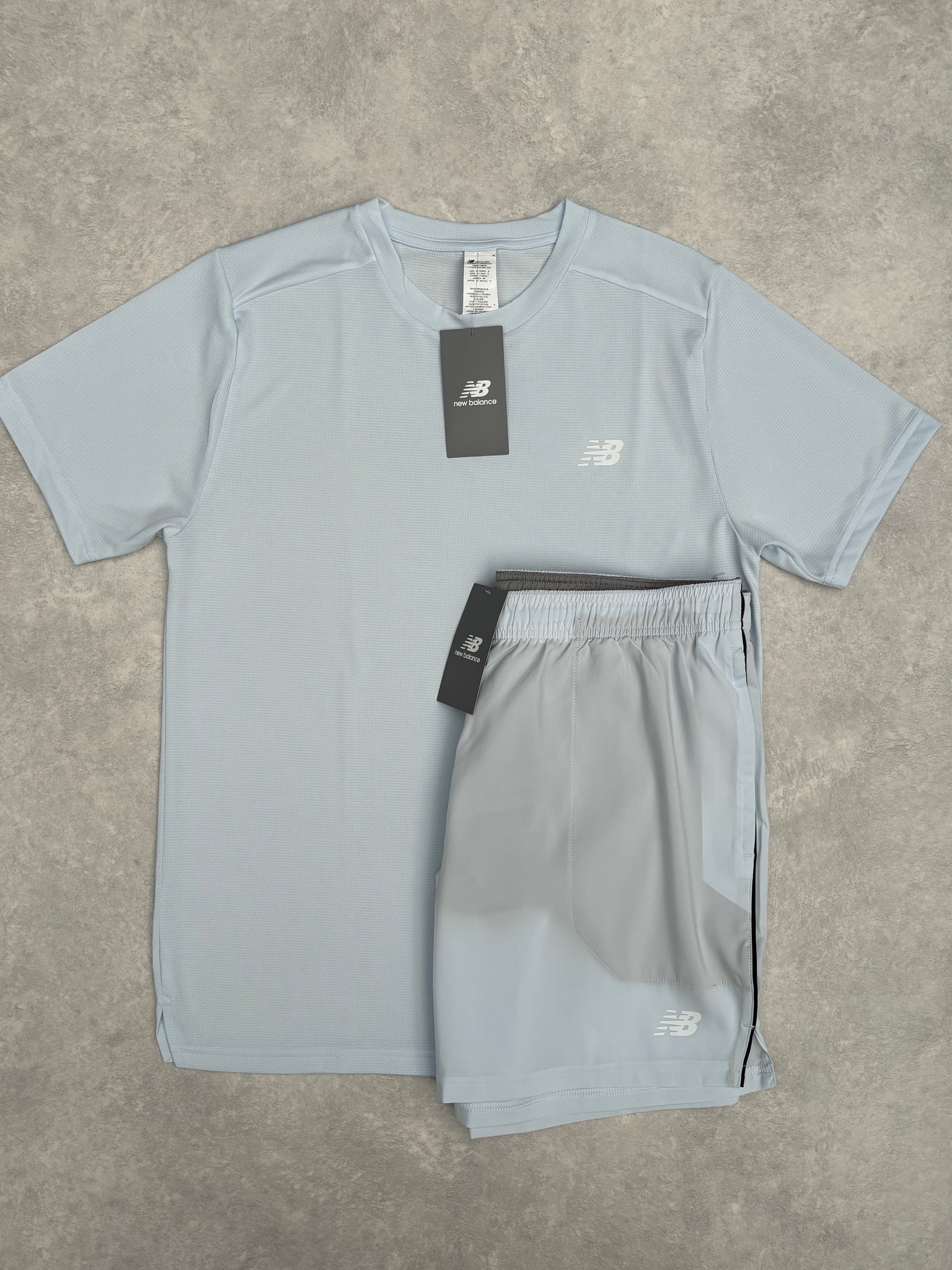 New Balance Set Baby Blauw