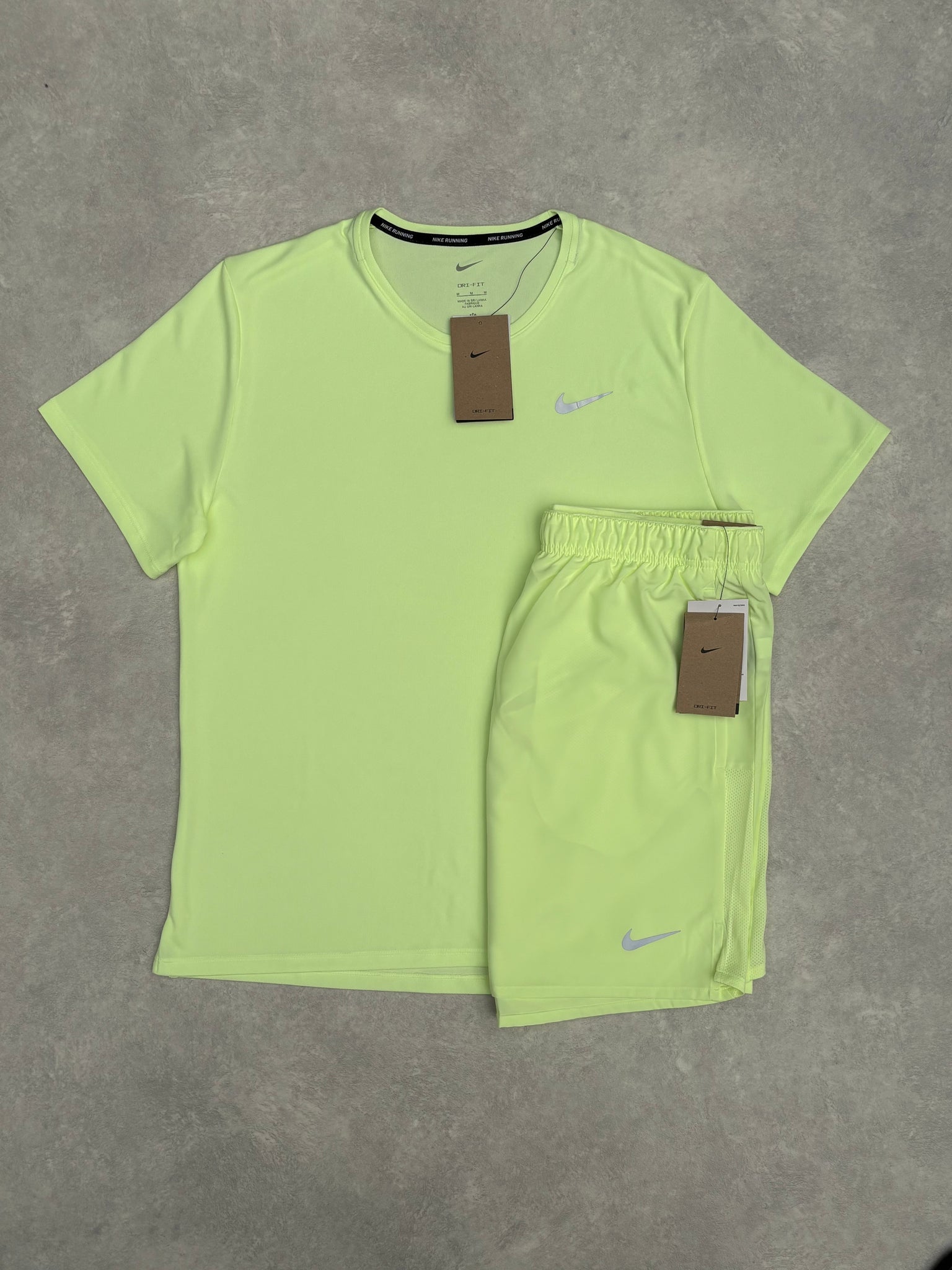 Nike Set Neon Geel