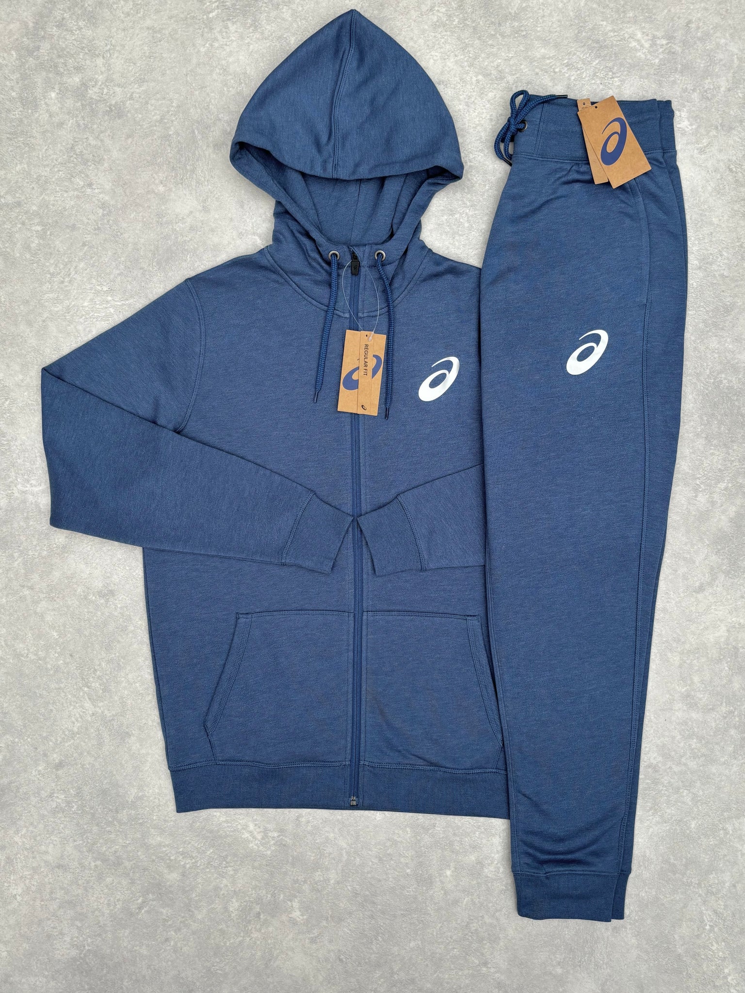 Asics fleece Trainingspak Blauw