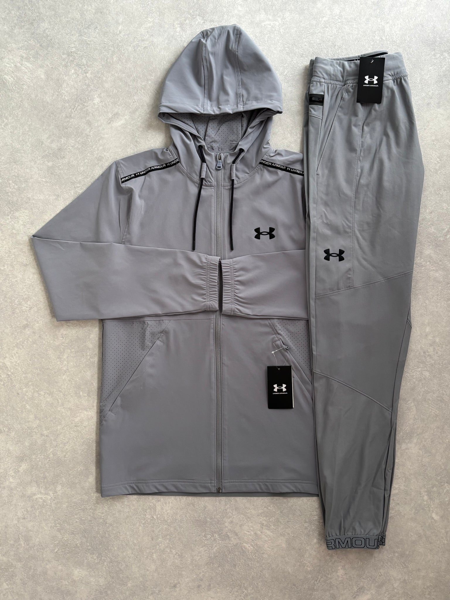 Under Armour Trainingspak Lichtgrijs