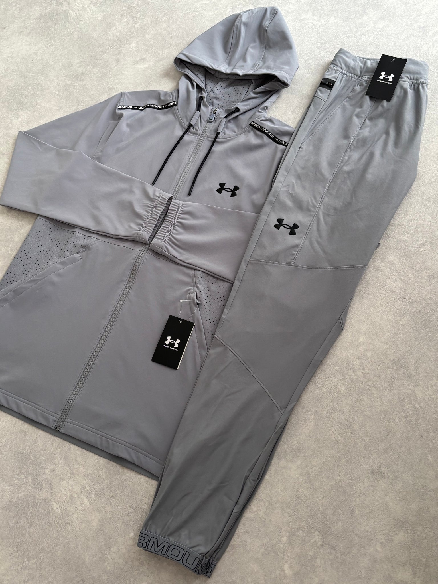 Under Armour Trainingspak Lichtgrijs