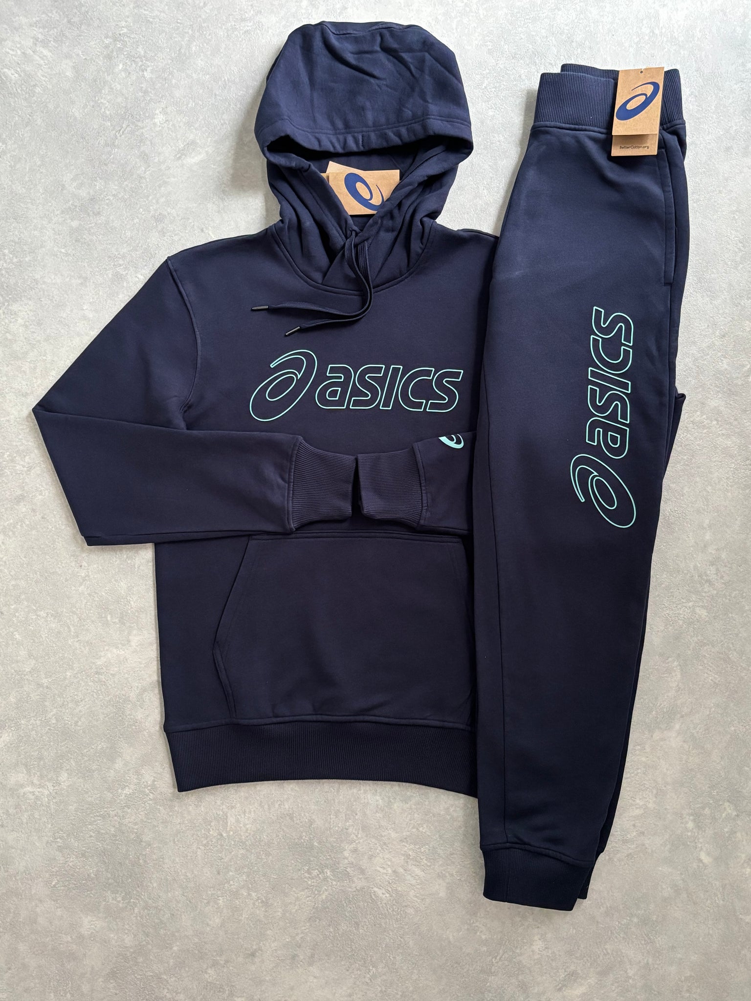 Asics Fleece Trainingspak Blauw/Lichtblauw