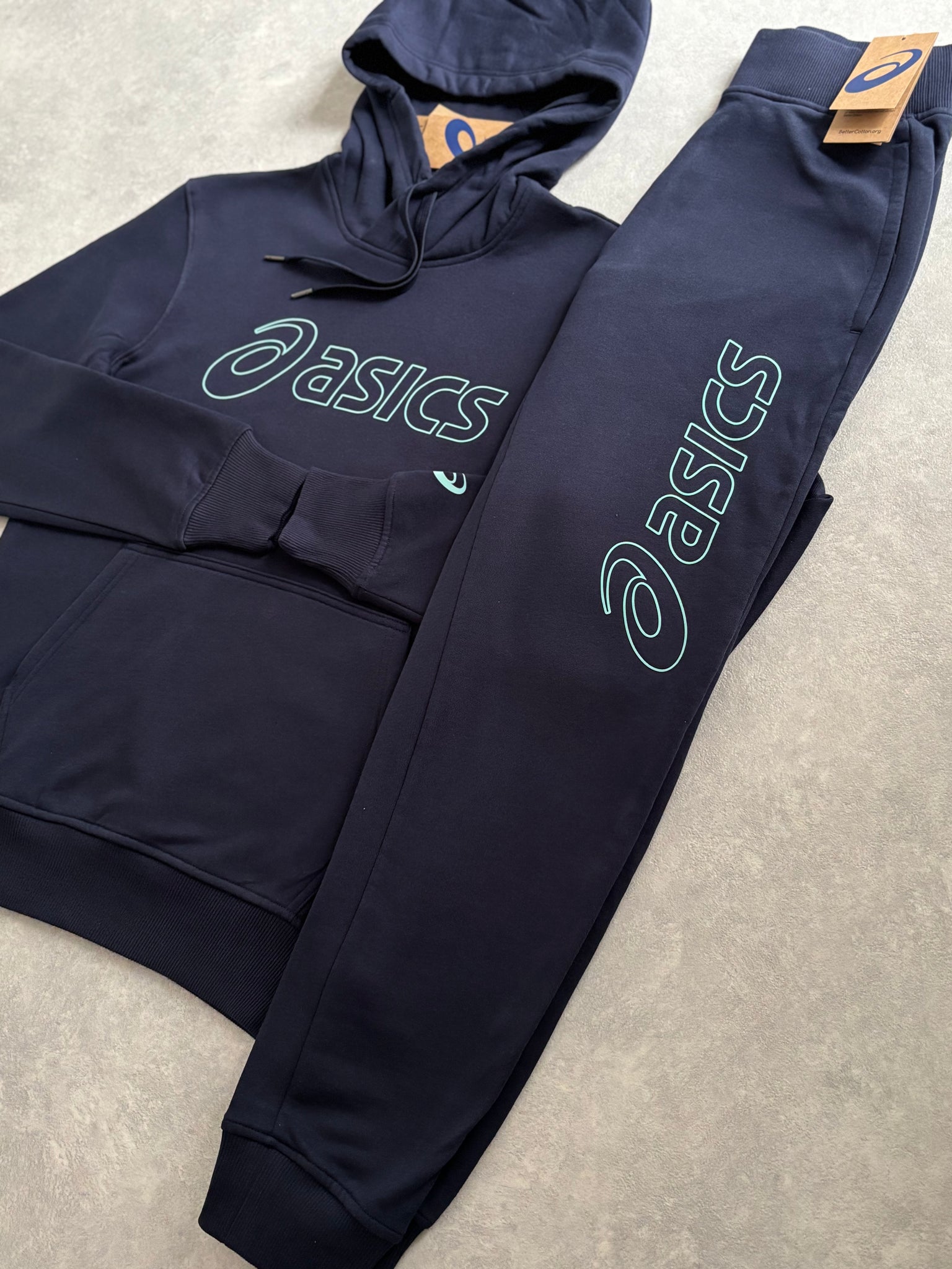 Asics Fleece Trainingspak Blauw/Lichtblauw